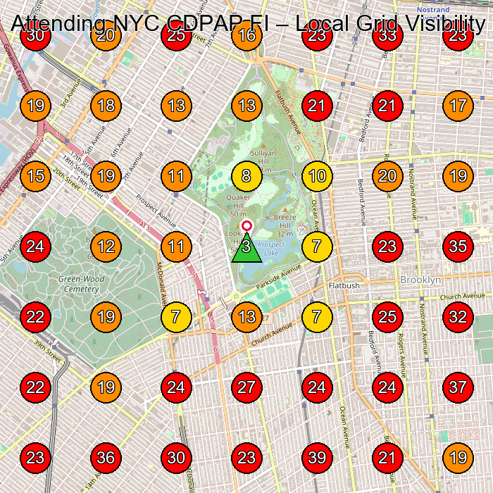Attending NYC CDPAP FI GeoGrid visibility map for Home Health Care Service in Brooklyn